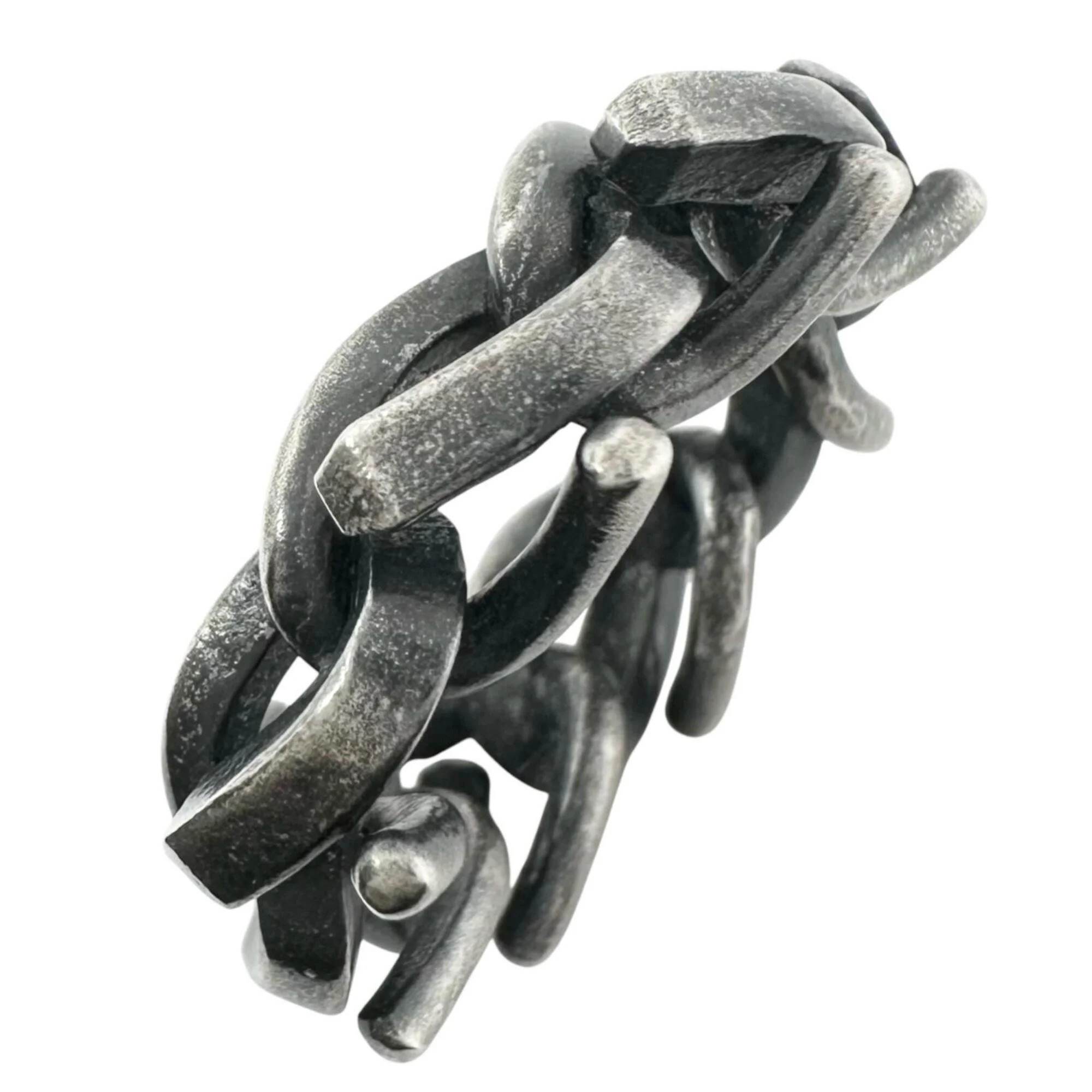 Tiffany & Co. Forge Oxidized Silver Ring (Ag925) For Women